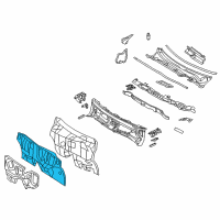 OEM 2018 Toyota RAV4 Dash Panel Diagram - 55101-0R040