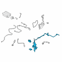OEM 2015 Ford Edge Hose & Tube Assembly Diagram - F2GZ-9S468-A