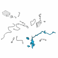 OEM 2017 Ford Edge Hose & Tube Assembly Diagram - F2GZ-9S468-A
