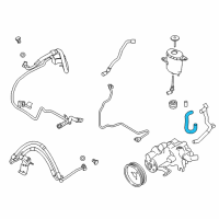 OEM 2014 BMW 650i Suction Hose Diagram - 32-41-6-799-880