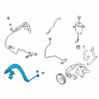 OEM 2014 BMW M6 Gran Coupe Expansion Hose 2Nd Part Diagram - 32-41-6-797-192