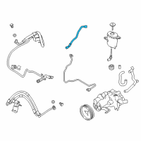 OEM 2014 BMW 760Li Radiator Return Line Diagram - 32-41-6-776-432