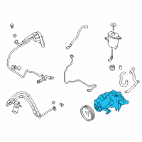 OEM 2014 BMW M6 Power Steering Pump Diagram - 32-41-6-796-493