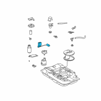 OEM Toyota Avalon Fuel Gauge Sending Unit Diagram - 83320-41020