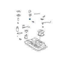 OEM Toyota Highlander Cut-Off Valve Gasket Diagram - 77177-33010