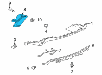 OEM 2021 Cadillac CT4 Reflector Diagram - 84881784