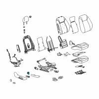 OEM 2019 Buick Regal TourX Lumbar Switch Diagram - 39010085