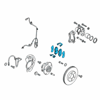 OEM 2019 Kia Soul Pad Kit-Front Disc Brake Diagram - 58101B2A20