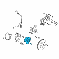 OEM Kia Soul Front Wheel Bearing Diagram - 51720A4500