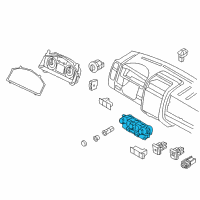 OEM Mercury Mariner Dash Control Unit Diagram - AM6Z-19980-D