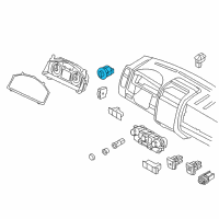 OEM 2012 Ford Escape Headlamp Switch Diagram - 8L8Z-11654-BA