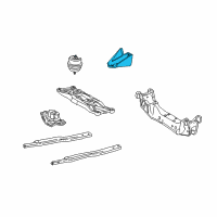 OEM 2001 Lincoln LS Front Mount Bracket Diagram - 5R8Z-6031-AA