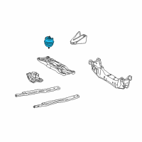 OEM 2004 Lincoln LS Front Mount Diagram - 5W4Z-6038-AA