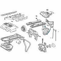 OEM Lexus IS300 Gasket, Timing Belt Cover, NO.1 Diagram - 11328-46041