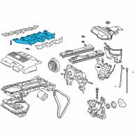 OEM 2002 Lexus GS300 Manifold, Intake Diagram - 17101-46030