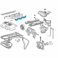 OEM Lexus IS300 Gasket, Air Surge Tank To Intake Manifold Diagram - 17176-46020