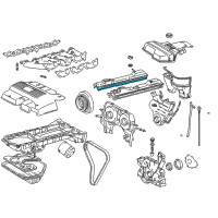 OEM 1996 Lexus SC300 Gasket, Cylinder Head Cover Diagram - 11214-46011