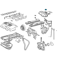 OEM Lexus IS300 Grommet Diagram - 90904-80006