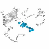 OEM 2017 Lincoln Continental Housing Assembly Diagram - AT4Z-8A586-C