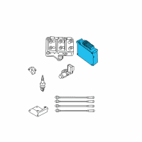 OEM 2006 Dodge Caravan Powertrain Control Generic Module Diagram - R5094168AD