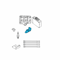 OEM 2006 Jeep Wrangler Sensor-Crankshaft Position Diagram - 5269873AC