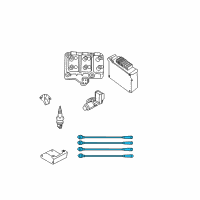 OEM Chrysler Sebring Cable-Ignition Diagram - 5018394AG