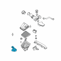 OEM 2016 Hyundai Equus Duct-Air "B" Diagram - 28210-3N150