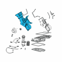 OEM BMW Timing Case Cover, Top Diagram - 11-14-1-745-509