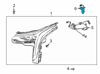 OEM 2021 Cadillac CT4 Wire Harness Diagram - 84890451