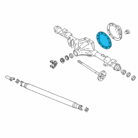 OEM 2019 Chevrolet Tahoe Gasket, Rear Axle Housing Cover Diagram - 22943110