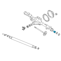 OEM 2010 Cadillac Escalade EXT ABS Ring Diagram - 15286384