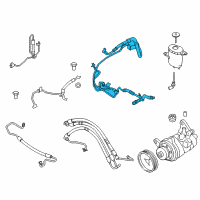 OEM 2011 BMW 750Li Return Pipe Diagram - 32-41-6-789-251