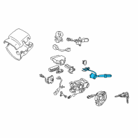 OEM 1997 Toyota Tacoma Switch Assy, Windshield Wiper Diagram - 84652-04070