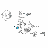 OEM 1997 Toyota Tacoma Headlamp Dimmer Switch Diagram - 84140-04040