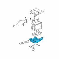 OEM 2006 Chevrolet Malibu Battery Tray Diagram - 15934259