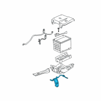 OEM 2005 Pontiac G6 Support-Battery Tray Diagram - 22731258