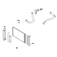 OEM Pontiac Vibe Plug, Radiator Drain Diagram - 94858970