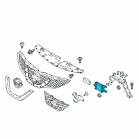 OEM 2018 Nissan Rogue Sport SENSOR ASSY DISTANCE Diagram - 28438-5FA6A