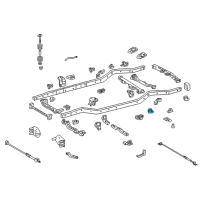 OEM 2014 Toyota FJ Cruiser Crossmember Mount Bracket Diagram - 51708-35090