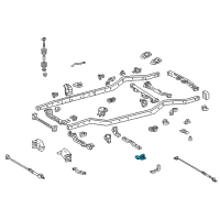 OEM Toyota FJ Cruiser Crossmember Mount Bracket Diagram - 51025-35030