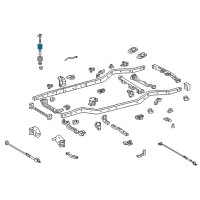 OEM 2005 Lexus GX470 Cushion Sub-Assembly, Cab Mounting Diagram - 52205-35160