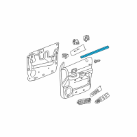 OEM Chrysler Aspen WEATHERSTRIP-Front Door Belt Inner Diagram - 55364231AE