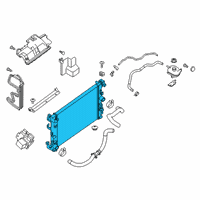 OEM 2021 Nissan Versa Radiator Assy Diagram - 21410-5RB0B