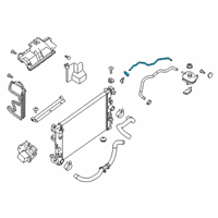 OEM 2020 Nissan Kicks Hose-Reservoir Tank Diagram - 21741-5RB0A