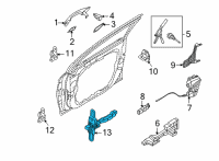 OEM 2022 Kia Carnival CHECKER ASSY-FRONT D Diagram - 76980R0000