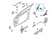 OEM 2022 Kia Carnival Key & Cylinder Set-L Diagram - 81905R0000