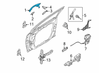 OEM Kia Carnival Handle Assy-Door Out Diagram - 82651R0710