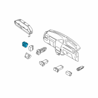 OEM Kia Rio Switch-RMT Mirror Diagram - 0K30A66600A