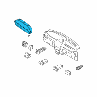 OEM 2001 Kia Rio Meter Set Diagram - 0K32A55430