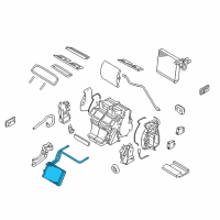 OEM Nissan Core Assy-Front Heater Diagram - 27140-AM600